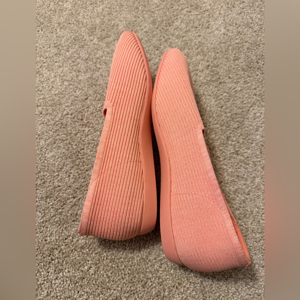 Vivaia Water-Repellent Square-Toe Loafers (Samantha Walker) tender peach 42/10.5 - Picture 5 of 6